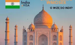 Taj Mahal i flaga Indii. Jak wypełnić wniosek o wizę do Indii?
