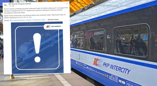 Od 9 czerwca w pociągach TLK, IC i EIC zniesiono obowiązkową rezerwację miejsc. Można podróżować na bilecie okresowym bez dopłaty.
